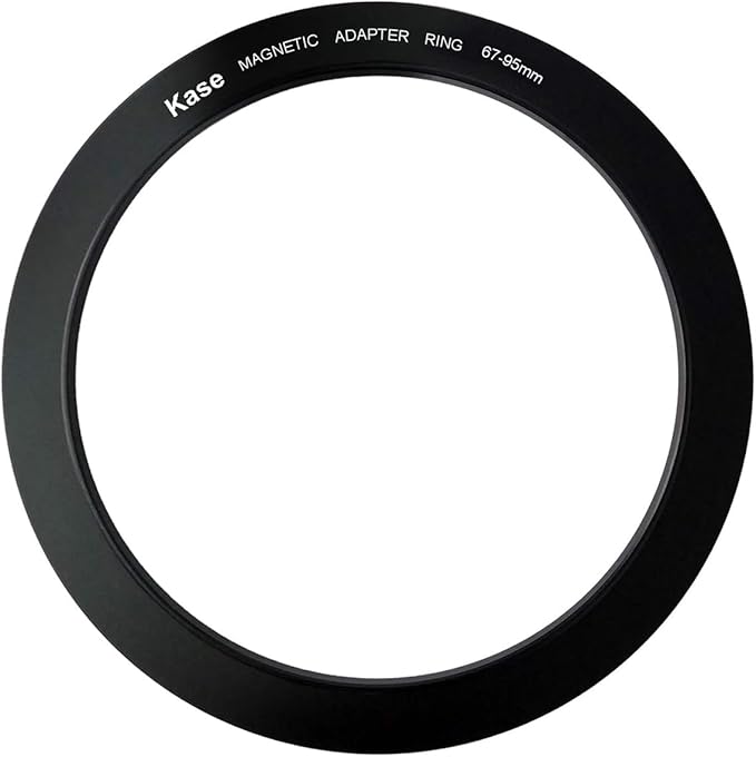 Kase Magnetic 67-95mm 67mm to 95mm Filter Step-Up Adapter Ring for Wolverine Magnetic Filters