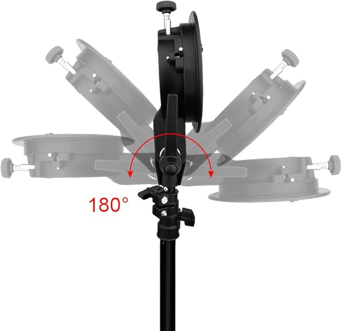 Godox S-Type Bracket Bowens S Mount Holder for Speedlite with 20 Pieces Gel Light Filter