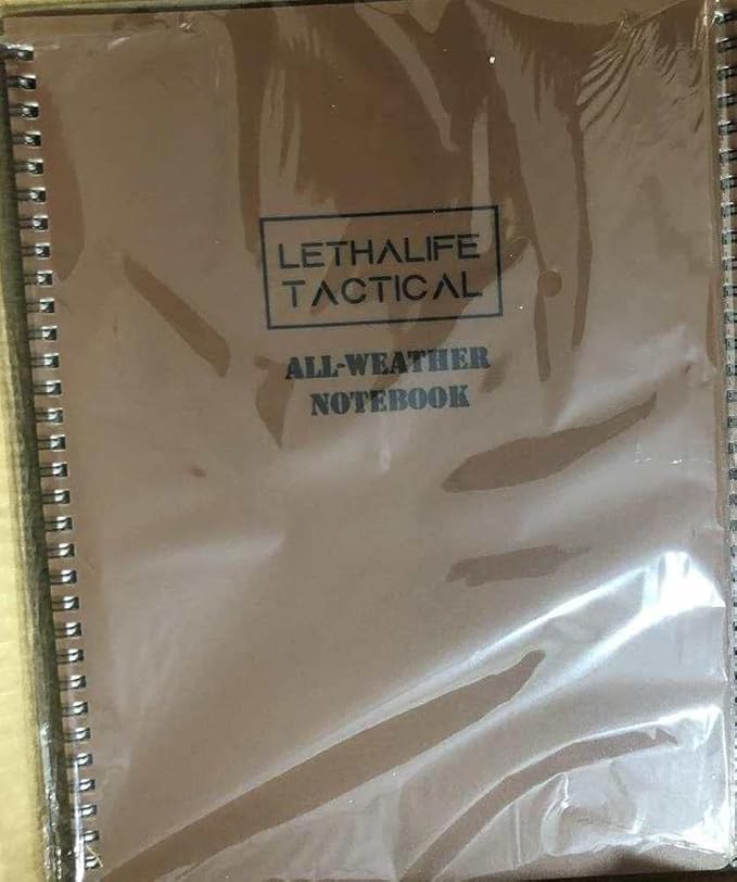 8.5x11 inch All Weather Notepad Writing Pad (Coyote Brown)