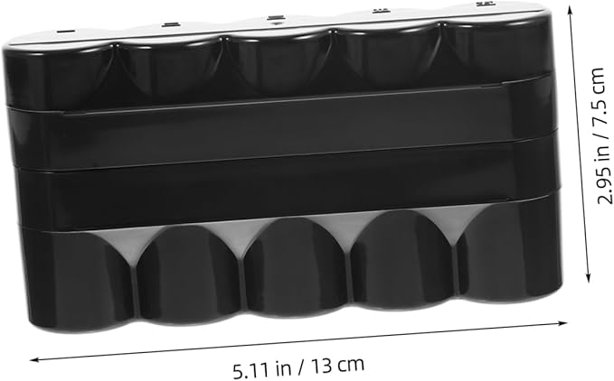 120 Film Roll Storage Box Hard Plastic Film Canisters Organizer Dividers Protective Empty Case for Photography Enthusiasts