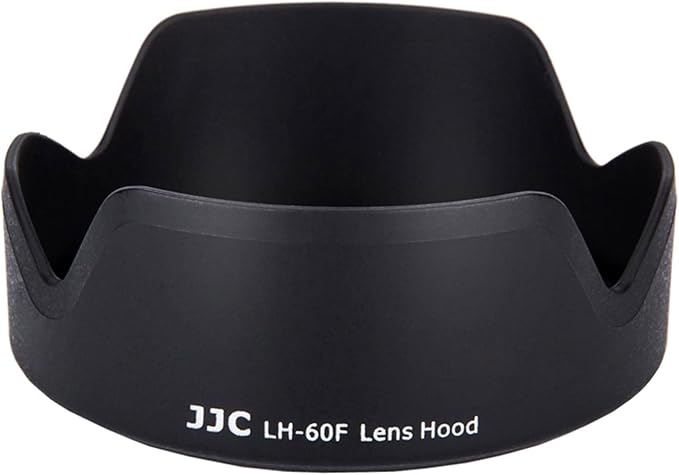 JJC EW-60F Reversible Lens Hood for Canon RF-S 18-150mm F3.5-6.3 is STM Lens on EOS R7 R10 & for Canon EF-M 18-150mm F3.5-6.3 is STM on EOS M50 M6 Mark II M M2 M3 M5 M200 M100 M10 Mirrorless Camera