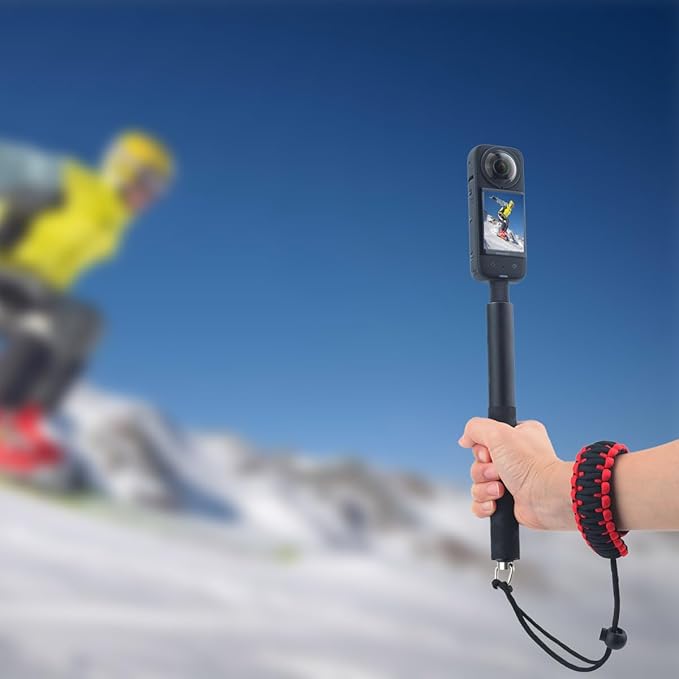 Paracord Camera Wrist Strap Lanyard with Screw for Insta 360 X3, Ace Pro, DSLR Cameras, Selfie Sticks