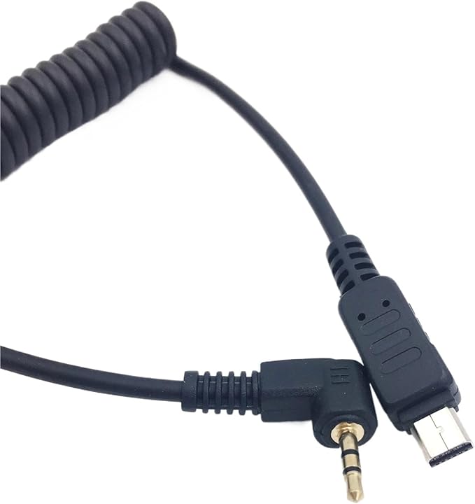Compatible for Olympus E30/E400-E450/E510-E520/E600-E620-3.5mm Shutter Release Connecting Cable
