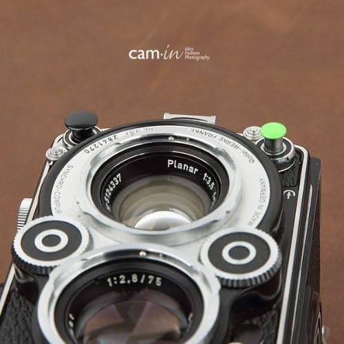 cam-in CAM9073 Soft Shutter Button, Release Button, Ultra-Thin, Convex Surface (Diameter 0.4 inches (9 mm)), Green