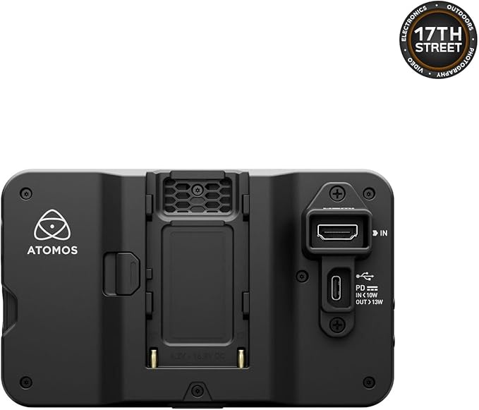 Atomos Shinobi II 5.2" HDMI Camera Monitor with HDR Touchscreen Display | Lightweight Monitor for Photography with Battery, Charger and Camera Hot Shoe Mount Advanced Bundle Set