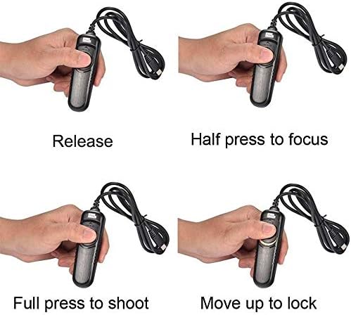 Pixel Wired Shutter Remote Control S2 Remote Shutter Release Cable for Sony Cameras, Replaces Sony RM-SPR1