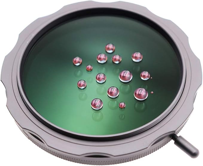 JONGSUN 82mm Variable ND Filter, S-Pro MRC 16 Layers Nano Coatings, More Than 10 Stop ND2-ND1000 Stepless Adjustment Graduated, Lens Cloth Kit, Camera Neutral Density Filter