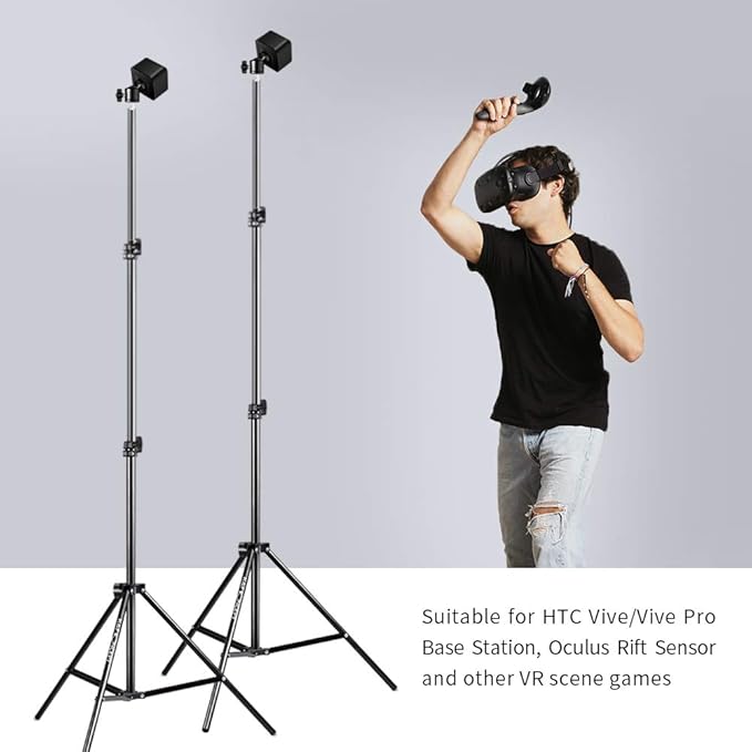 K&F CONCEPT Aluminum Light Stands for Photography, 78.8'' Adjustable Lighting Tripod Stand for Reflectors, Softboxes, Photo Studio Speedlight, Ring Light, Umbrellas, Flash Stand, 2 Pack