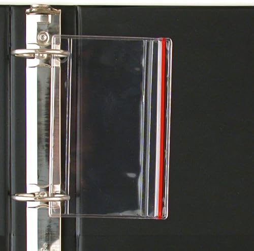 StoreSMART - Flash Drive Zipper Case for 3-Ring Binders - 100-Pack - Vinyl Plastic - R1831-FLASH100 - Made in USA
