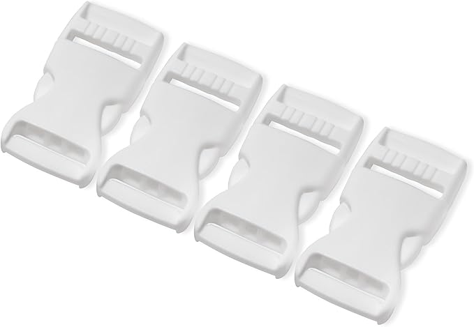 Buckles for Straps Set of 4 Pcs Plastic Buckle Clip Quick Side Release Plastic Fastener