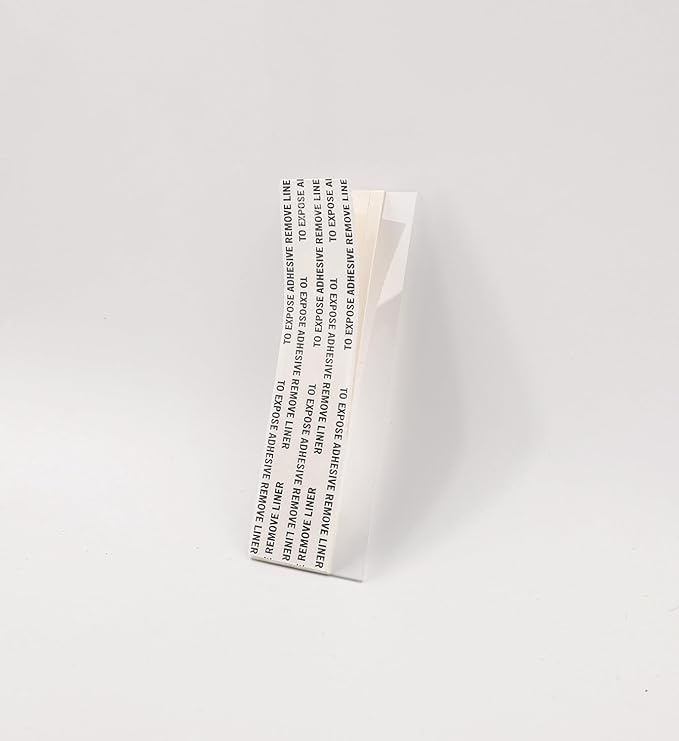 Lineco 4 Inches See-Through Archival Polyester Mounting Strips. Acid-Free, Framing Photos, Hinge-Less, Sturdy, Safe, Conservation, Easy, Artwork, Craft, DIY. (Pack of 60)