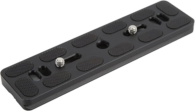 Quick Release Plate with 1/4 Inch Screw and D Ring Screw Fits for Standard for Camera Tripod Ball Head (150mm)