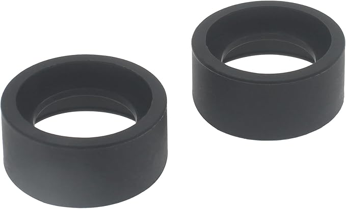 FDXGYH 2 Pcs Eyepiece Eye Cup Soft Rubber Eyepiece Cover Guard for 32-36mm Stereo Microscope Telescope