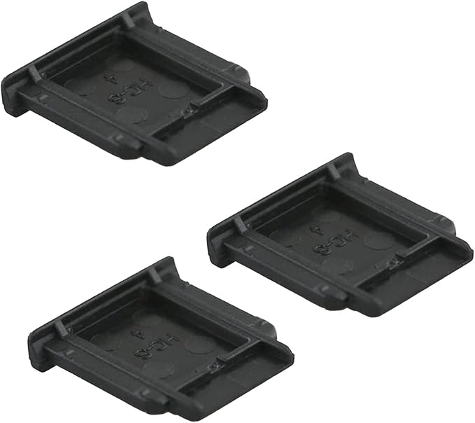 Fotasy JJC HC-S Black 3 Pack Hot Shoe Covers for Sony Multi Interface Shoe