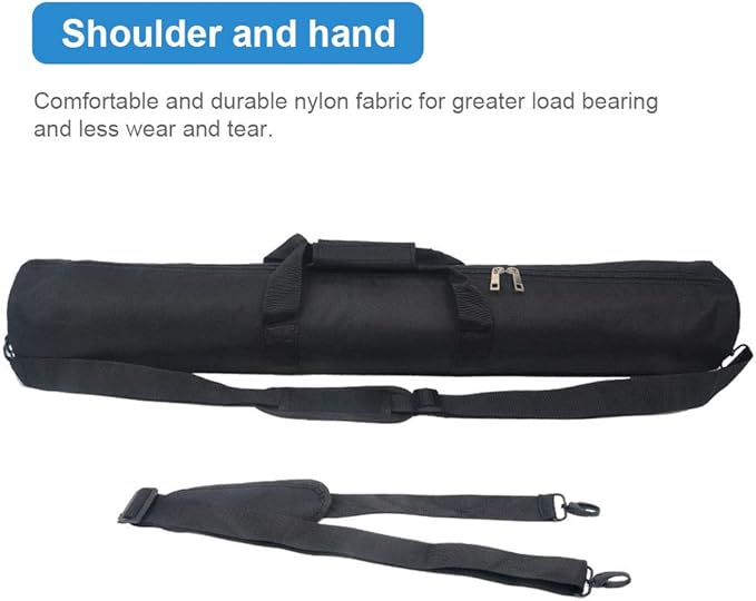 Padded Tripod Carrying Bag Heavy Duty Photographic Tripod Carrying Case with Shoulder Strap and Handle (90)