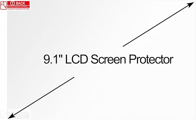 10PCS 9.1 inch LCD Screen Protector Film: Scratch-Resistant High Light Transmittance Protective Films for LCD Resin 3D Printer Elegoo Saturn S and Anycubic Photon Mono X2