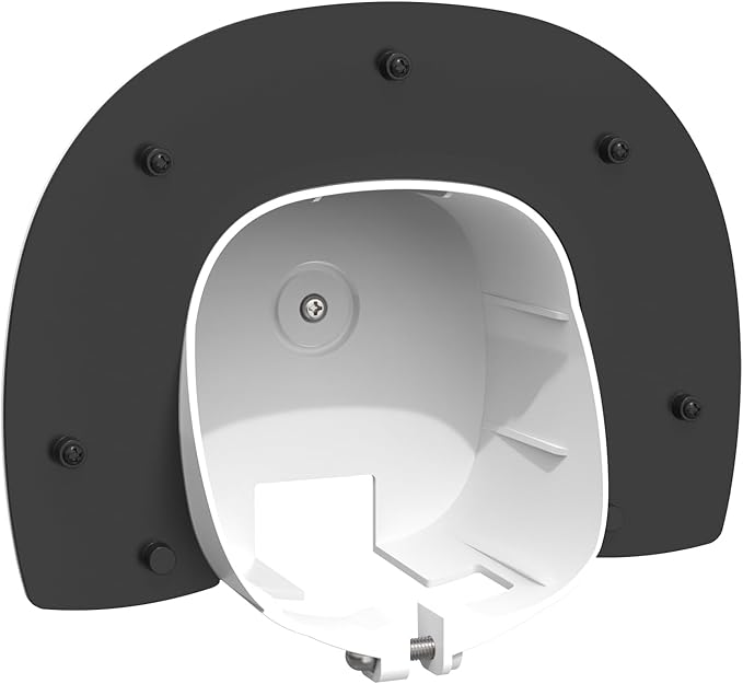 Holicfun Rain & Sun Shield Cover with Adjustable Solar Panel Mount for Eufy 4G LTE Cam S330