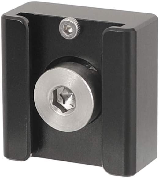 CAMVATE 3/8"-16 Cold Shoe Mount Adapter with Locating Pins Compatible for ARRI Standard Mounting Points - 2621
