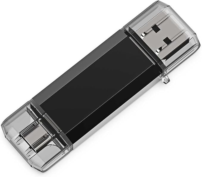GoRAM 32GB (10 Pack) Dual Drive Go-Stick USB 3.0 + USB-C Type-C Flash Drive for Android Smartphones, Computers, MacBook, Tablets, PC (32GB)