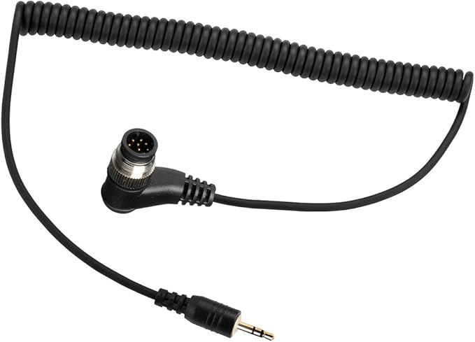 PHOLSY 2.5mm N8 Off-Camera Remote Cable for Compatible with Nikon Z8, Z9, D3, D4, D4s, D5, D6, D800, D850, D810, D700, D500, D300, D200, F6, F100, F5, F90, N90s, D1X, D2H, D3X MC-30A Cable