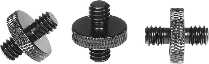 6 Pack 1/4" Male to 1/4" Male Camera Mount Screw Tripod Mount - Precision Made