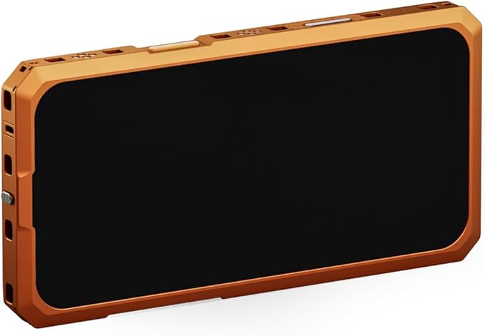 Tilta Khronos Case Compatible with iPhone 17 Pro Max - Orange | Snap in Design | Locking Clamp for Secure Mounting | Passthrough Power | Works with Focus Handles, Cooling Modules, Filters