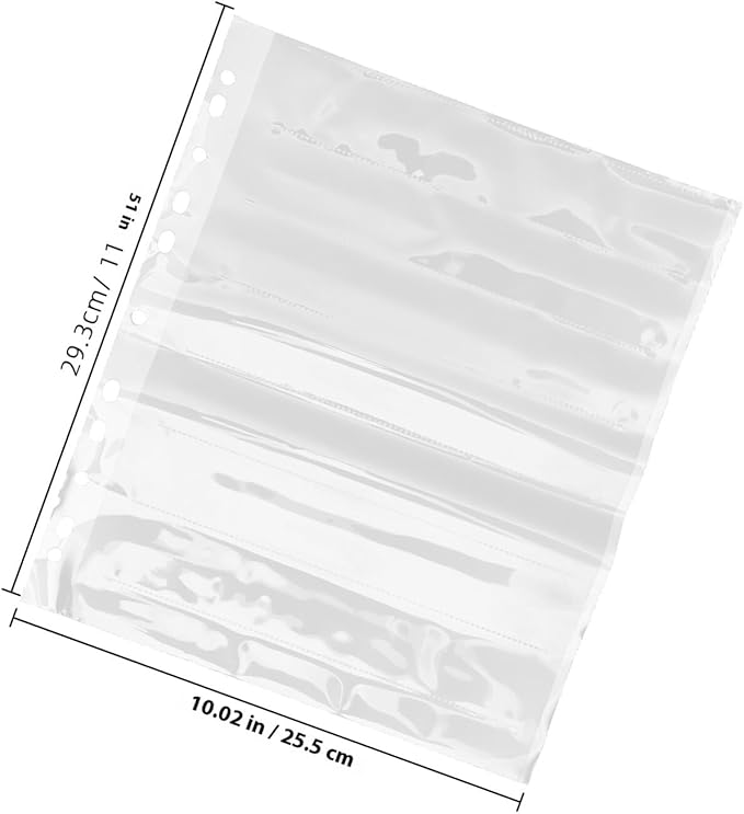 10pcs Waterproof Negative Sleeves Film Protectors 135-hole Archival Photo Storage Pouch for Photographers and Camera Enthusiasts