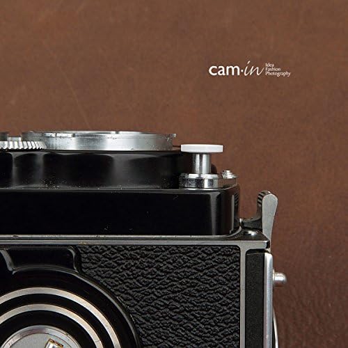 cam-in CAM9082 Soft Shutter Button, Release Button, Original, Concave Surface, Diameter 0.4 inches (11 mm) (White)