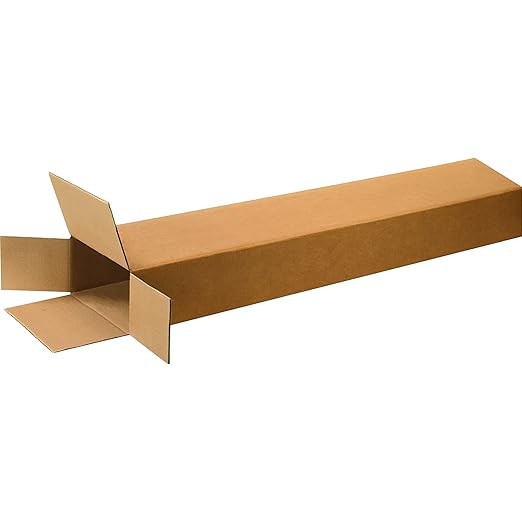 Box USA Moving Boxes Long 8"L x 4"W x 52"H, 15-Pack | Corrugated Cardboard Box for Packing, Shipping and Storage 8x4x52 8452