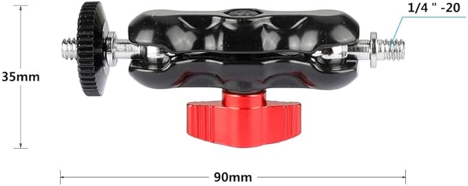 CAMVATE Universal Magic Arm + Super Crab Clamp + Camera Baseplate Extension Long Cheese Plate