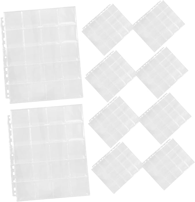 VILLCASE 30pcs Film Negative Holders Binder Pages Acid Film Negative Storage Bags for Organizing and Protecting for Photographers and Collectors