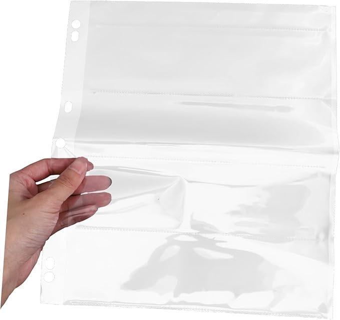 Homoyoyo Organize Your Negatives 10pcs Archival Storage Sheets Waterproof Document Pouches Photo Accessories