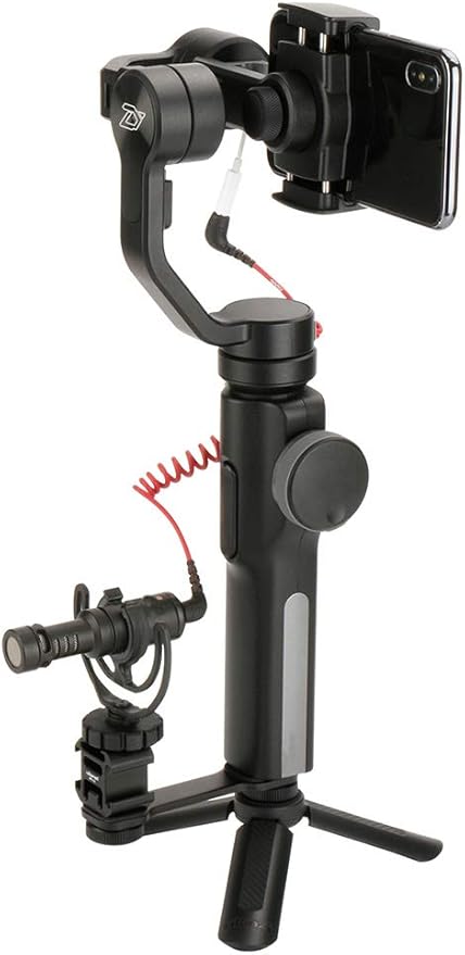 ULANZI PT-3 Triple Cold Shoe Mount Adapter Aluminium for Gimbal (DJI Osmo Mobile 2/3, Zhiyun, Feiyutech), Camera and Smartphone Vlog Video Microphone Extension Bar,Black