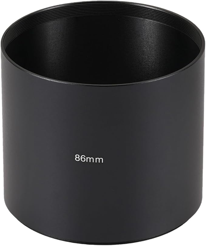 FocusFoto 86mm Long Metal Telephoto Tele Lens Hood Shade