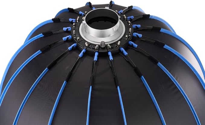 Amaran Light Dome Bowens Mount Modifier,Size 90cm(3ft),Quick-Release Design with Grid,Two Difusion and Carrying Bag,Compatible with Amaran COB Lights and Other Bowens Mount fixtures (Light Dome 90)