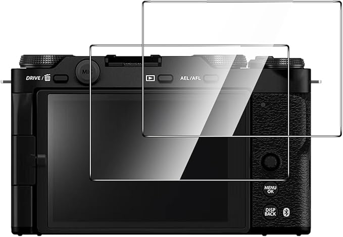 2 Pack Compatible with Fujifilm X-M5/Fujifilm XM5 Screen Protector,Full Coverage 9H Tempered Glass Film,HD Clear Scratch Resistant,Bubble-Free for Fuji XM5 Screen Protector
