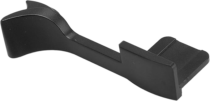 Dpofirs Aluminum Alloy Thumb Up Grip for Q2, CNC Machined Hot Shoe Hand Grip for Better Balance & OneHanded Operation (Black)