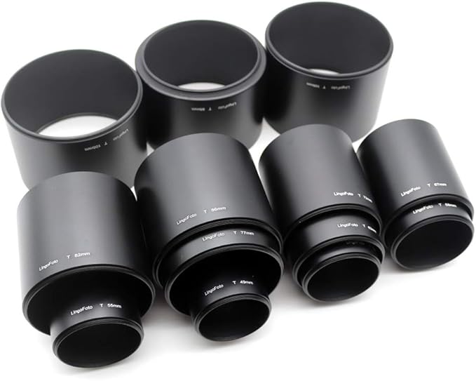 86mmx78mmm Screw in Metal Lens Hood for Mirror Tele Reflex Camera Lens with 86mm Filter Thread Absorb Unnecessary Ambient Light