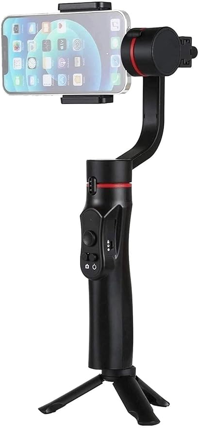 3-Axis Smartphone Stabilizer with Tripod, Magnetic Design, Portable and Foldable, Video, for Android and iOS