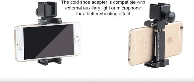 Sunwayfoto CB-01 Cold Shoe Accessory Adapter for Smartphone / Microphone