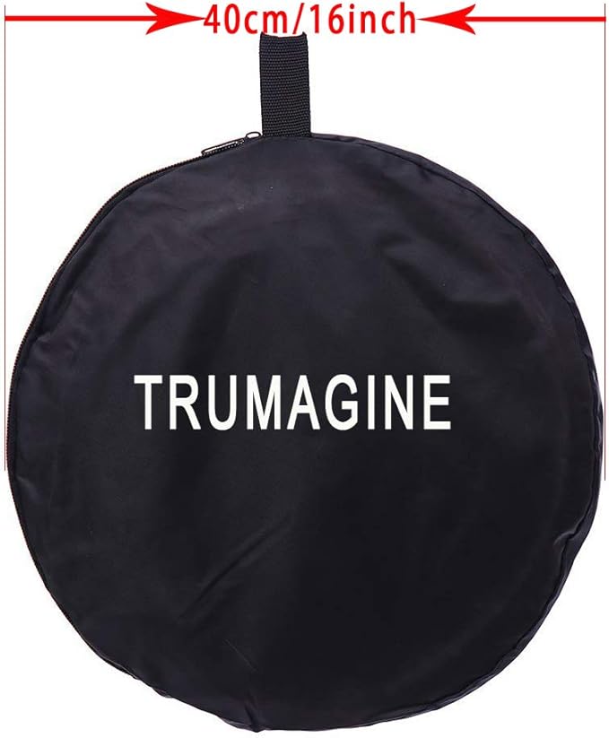 5 in 1 Portable 35"x47"/ 90x120cm Oval Collapsible Multi Disc Photography Studio Photo Camera Lighting Reflector/Diffuser Kit with Carrying Case, Great for Photo Shoots and Taking Pictures in Accurate