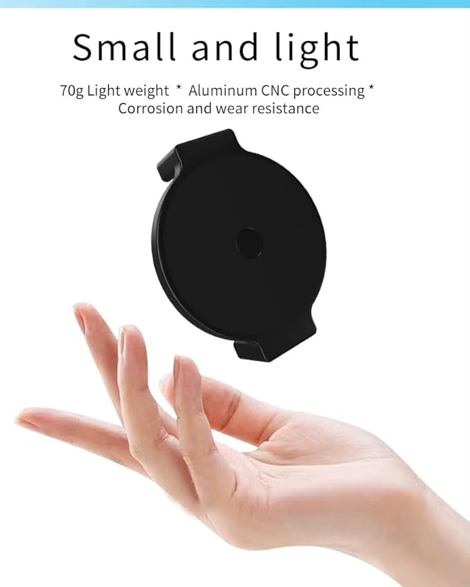 Reflex Camera Lightweight Aluminum Magnetic Phone Holder with Cold Shoe, Universal Magnetic Mount for Cameras & Smartphones