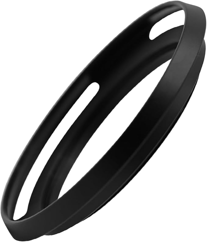 82mm Hollow Lens Hood 82mm Screw in Curved Vented Lens Hood 82mm Metal Lens Hood for 82mm Lens Hood Wide(Black)