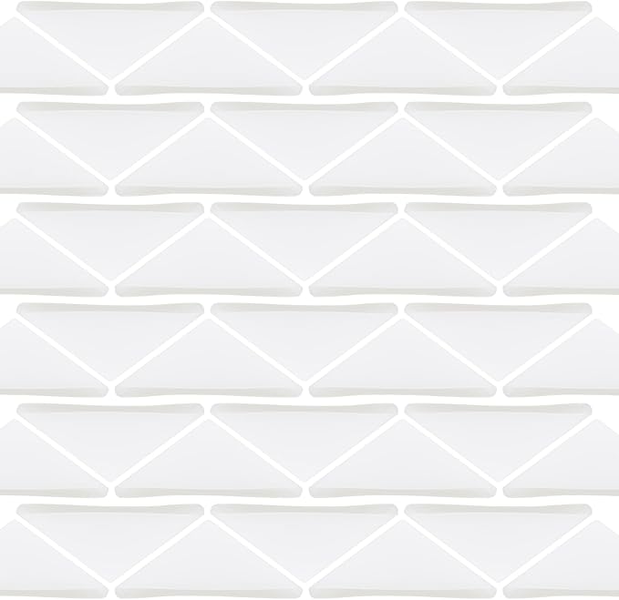 Heyous 50PCS Corner Protector Clear Plastic Photo Corner Protector Photo Frame Mounting Corner Suitable for Envelope Exhibition Artwork DIY Scrapbooking and Photo Frame