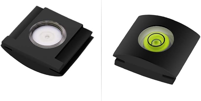 Anwenk Camera Hot Shoe Cover Camera Bubble Level Hot Shoe Bubble Spirit Level for Canon Nikon Panasonic Fujifilm Olympus Pentax Sigma DSLR/SLR/Evil Camera