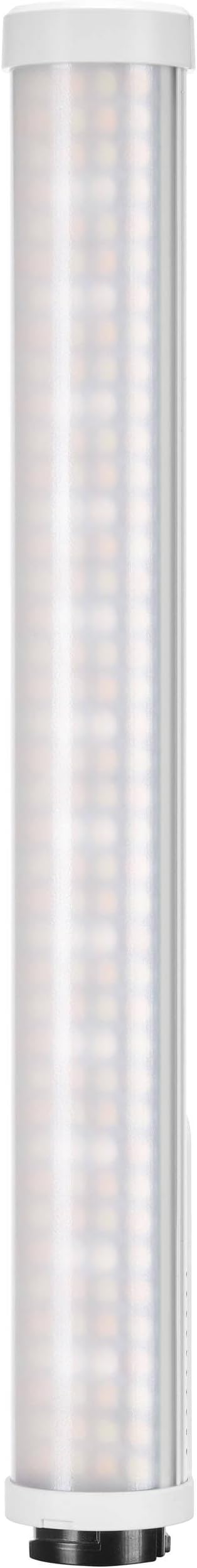 Godox Mini RGB LED Light Stick, 2500–8500K Bi-Color & RGB Wand, 1580 Lux, Built-in Battery, App & Onboard Control, FX Effects, Barndoors, Carry Bag (LC500RMINIWHT)