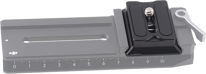 Hersmay Upper RS4 Quick Release Plate for DJI Ronin RS4 Mini /RS4 Pro/SC 2 / RSC 2 / RS 3 / RS 3 Pro Gimbal Accessories Mounting Plate for Mirrorless Camera Fit Arca-Swiss Standard