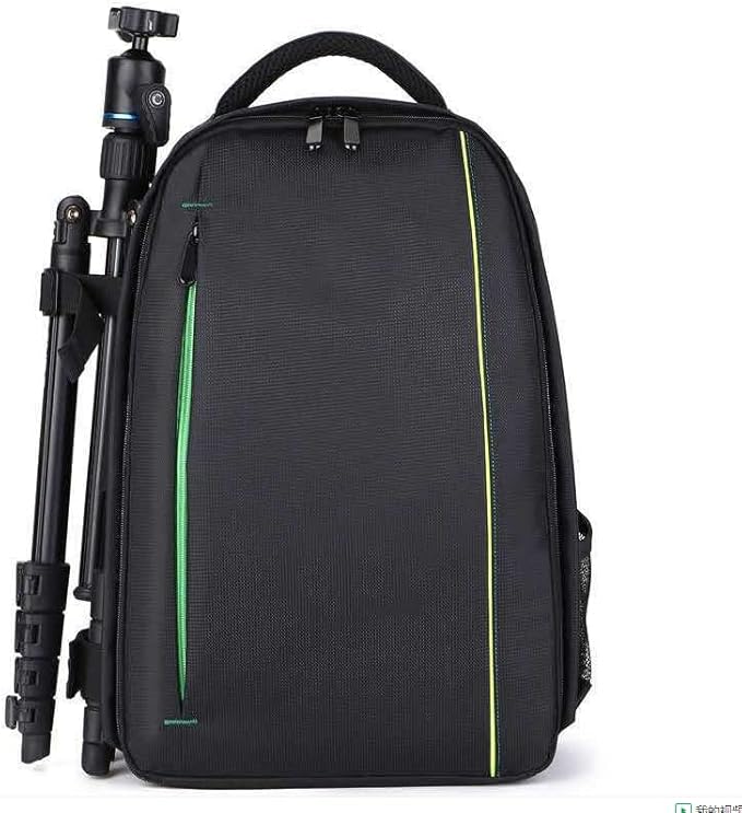 Waterproof SLR/DSLR Camera Backpack Shoulder Bag Travel Case For Canon Nikon Sony Digital Lens (Large, Green)