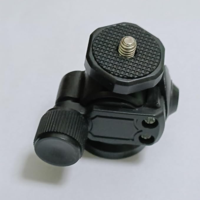 2 Pack Mini Ball Head with 2X 1/4" Thread Hole Dual Cold Shoe Extension Adapter Hot Shoe Mount Base Extender for Camera Tripod DSLR Phone Holder Action Camera Fill Light Video Light Panel