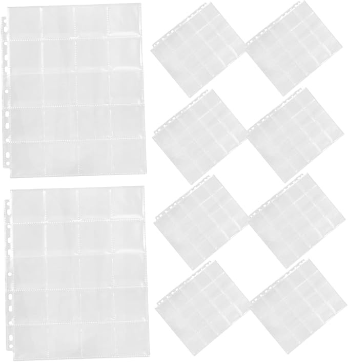 30pcs Film Negative Binder Pages Acid Storage Holders for Organizing Film Negatives for Photographers and Hobbyists Portable Sleeves